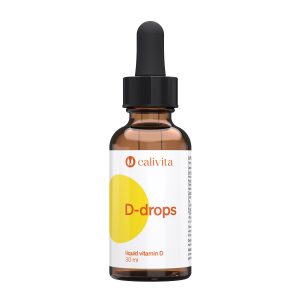 Calivita D-drops bočica od 30 ml tekući vitamin D3 s kapaljkom za precizno doziranje i podršku imunitetu