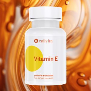 Calivita Vitamin E 100 softgel kapsula bijela boca snažan antioksidant dodatak prehrani