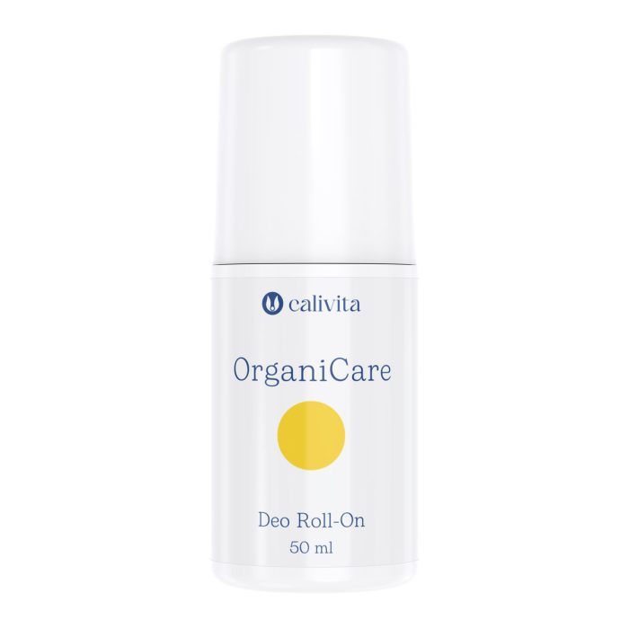 Calivita OrganiCare Deo Roll-On 50ml - prirodni dezodorans bez aluminija u bijeloj tubi
