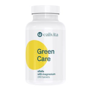 Green Care dodatak prehrani s lucernom i magnezijem u bijeloj boci od 240 tableta