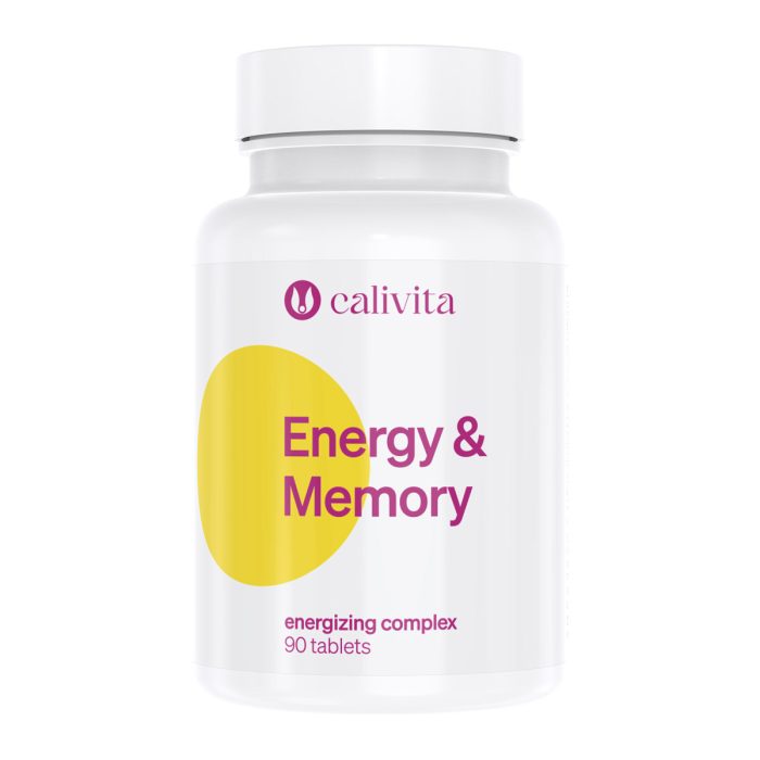Energy & Memory CaliVita - Guarana tablete za energiju, koncentraciju i pamćenje 90 kom Calivita Energy & Memory guarana tablete za koncentraciju i pamćenje 90 kom u bijeloj bočici