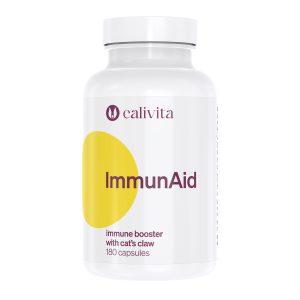 Calivita ImmunAid dodatak prehrani s mačjom kandžom i cinkom, bijela bočica 180 kapsula za jačanje imuniteta i prirodnu obranu organizma﻿