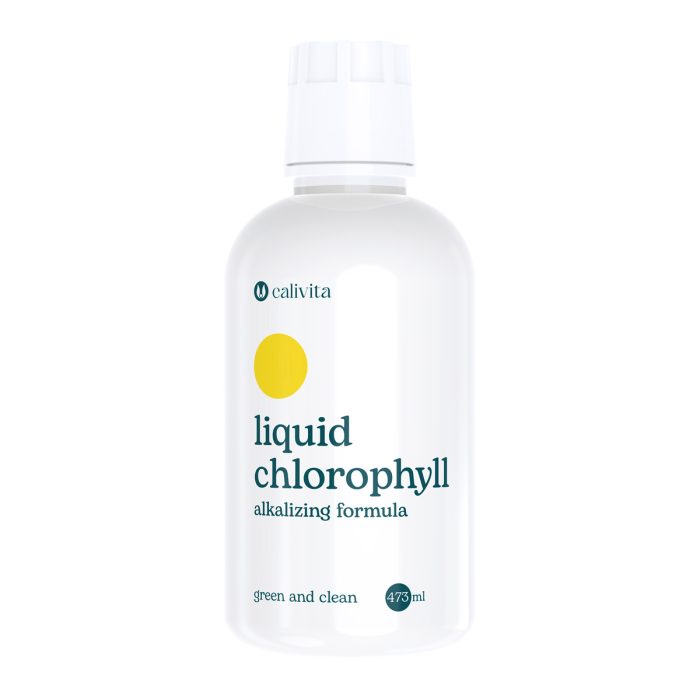 Liquid Chlorophyll - Tekući klorofil CaliVita za prirodnu detoksikaciju i alkalizaciju tijela CaliVita Liquid Chlorophyll 473 ml - tekući klorofilin za alkalizaciju organizma, detoksikaciju i pH ravnotežu