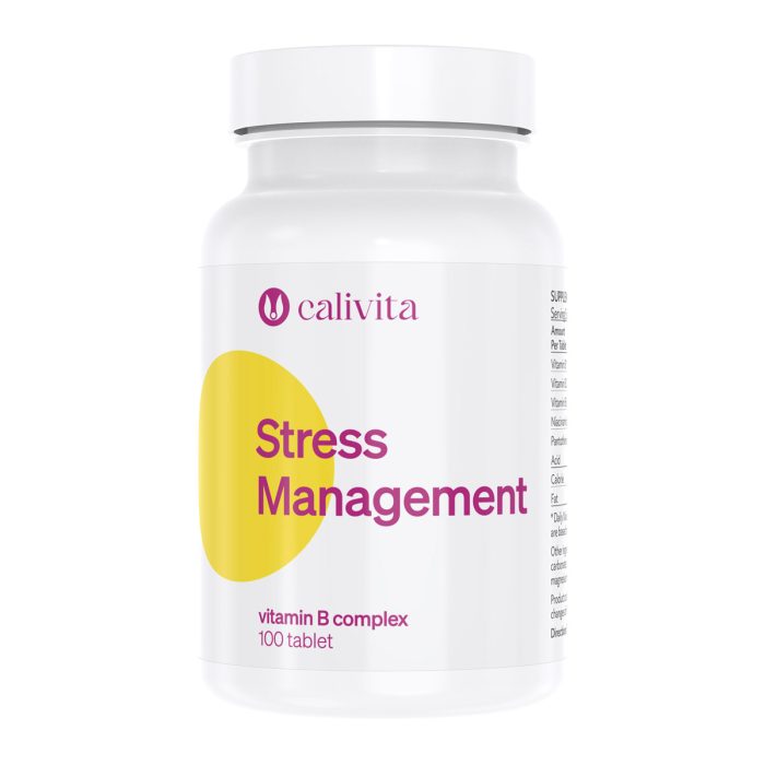 Calivita Stress Management - Kompleks B vitamina s kolinom i magnezijem za živčani sustav, 100 tableta Calivita Stress Management, kompleks B vitamina (100 tableta) za živčani sustav i stres